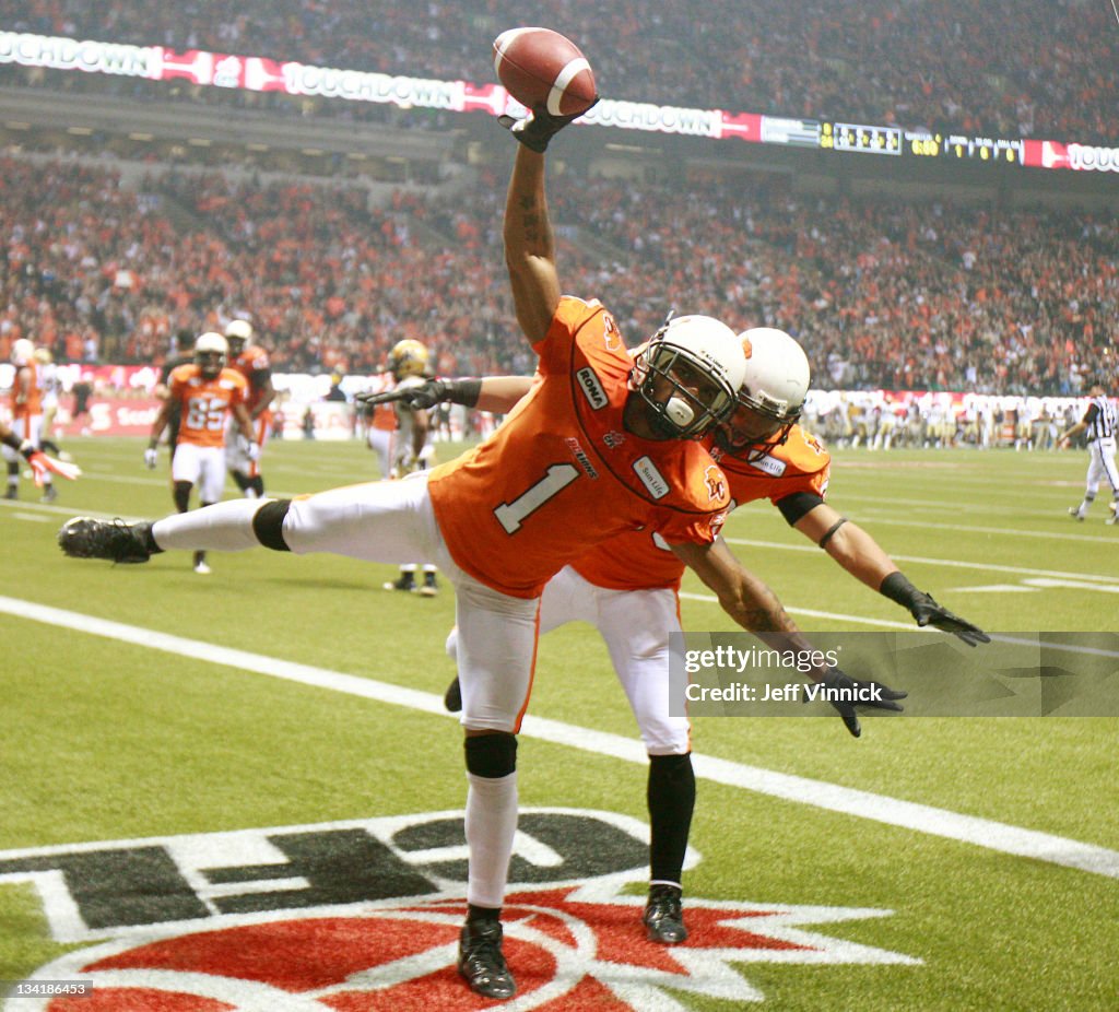 99th Grey Cup - Winnipeg Blue Bombers v BC Lions