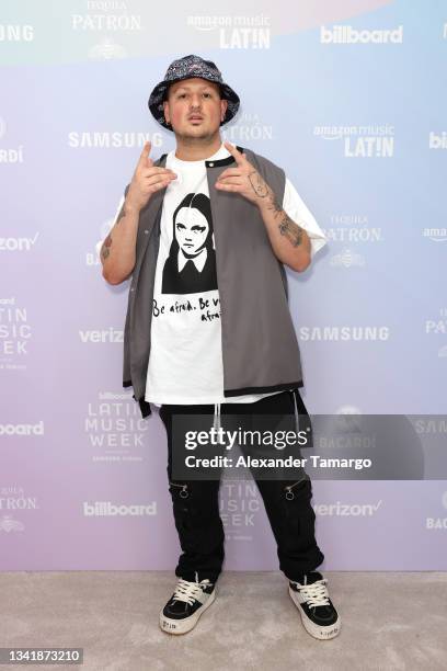 Pablo Mejia Bermudez of Piso 21 attends Billboard Latin Music Week 2021 on September 22, 2021 in Miami, Florida.