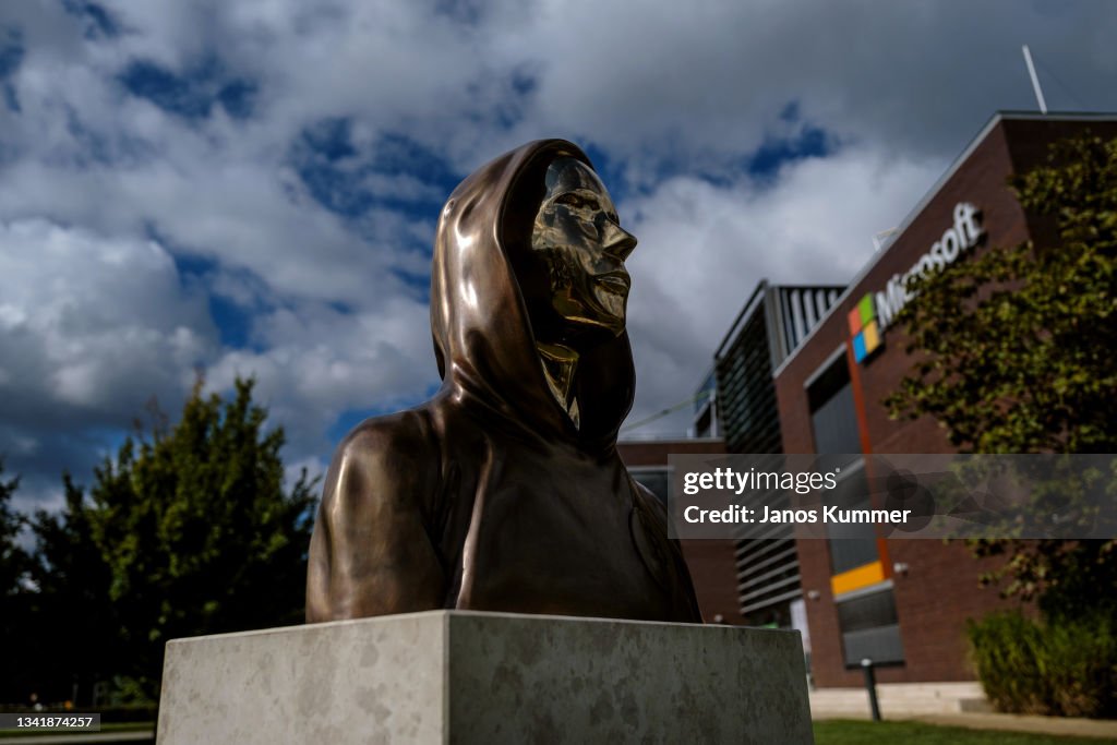 A statue of Satoshi Nakamoto, a presumed pseudonym used by the... News ...