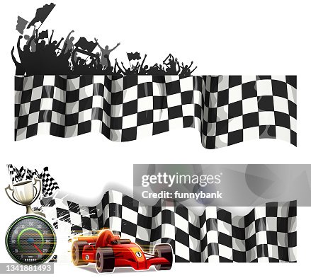 Banner Racing Animated New Racing Burning Banner High-Res Vector Graphic - Getty Images