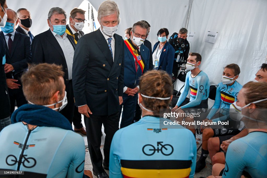 King Philippe cycling championships