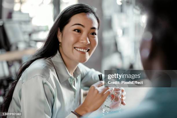 they have lots to talk about - mongolian women stock pictures, royalty-free photos & images