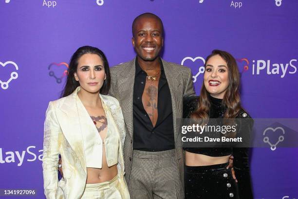 Georgia Di Mattos, Vas J Morgan and Bianca Dunne celebrate the launch of the sexual wellness brand iPlaySafe App at a VIP party at The Mandrake Hotel...