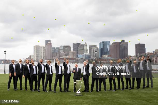 Daniil Medvedev, Alexander Zverev, Stefanos Tsitsipas, alternate player Feliciano Lopez, Matteo Berrettini, Andrey Rublev, Casper Ruud, Vice Captain...