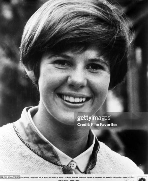 Kim Darby publicity portrait for the film 'True Grit', 1969.