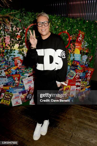 Gok Wan attends Club Rewind, the UK's first inter-city connected club experience powered by Virgin Media's gigabit broadband at Ministry Of Sound on...