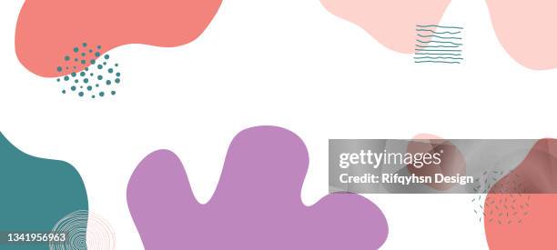 liquid style colorful pastel abstract background with elements vector. - makeup texture stock illustrations