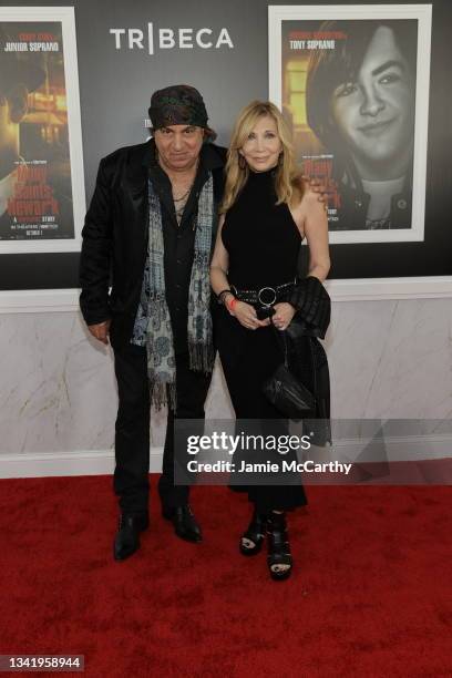 Steve Van Zandt and Maureen Van Zandt attend the "The Many Saints Of Newark" Tribeca Fall Preview at Beacon Theatre on September 22, 2021 in New York...