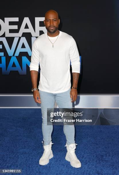 Karamo Brown attends the "Dear Evan Hansen" premiere at Walt Disney Concert Hall on September 22, 2021 in Los Angeles, California.