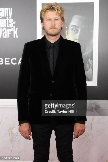 Renn Hawkey attends the premiere of "The Many Saints of Newark" at Beacon Theatre on September 22, 2021 in New York City.