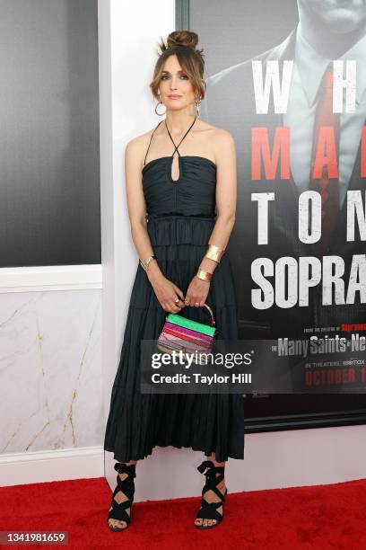 Rose Byrne attends the premiere of "The Many Saints of Newark" at Beacon Theatre on September 22, 2021 in New York City.