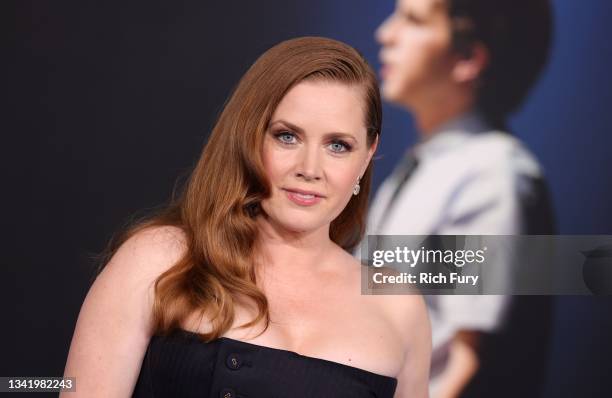 Amy Adams attends the "Dear Evan Hansen" premiere at Walt Disney Concert Hall on September 22, 2021 in Los Angeles, California.