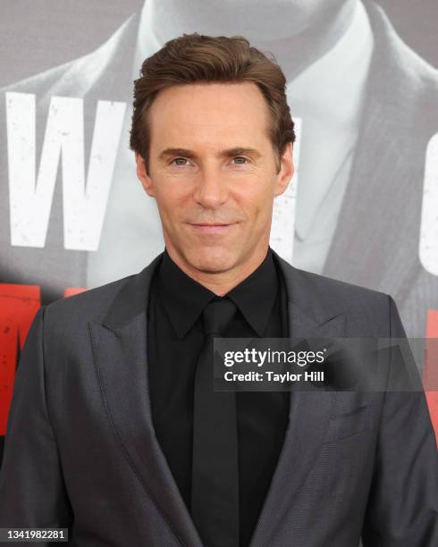 Alessandro Nivola attends the premiere of "The Many Saints of Newark" at Beacon Theatre on September 22, 2021 in New York City.