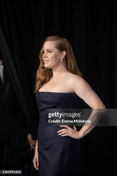 Amy Adams attends the Los Angeles premiere of 'Dear Evan Hansen' at Walt Disney Concert Hall on September 22, 2021 in Los Angeles, California.