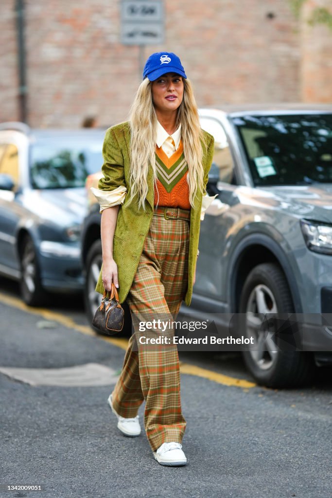 Street Style - Day 2 - Milan Fashion Week - Spring / Summer 2022
