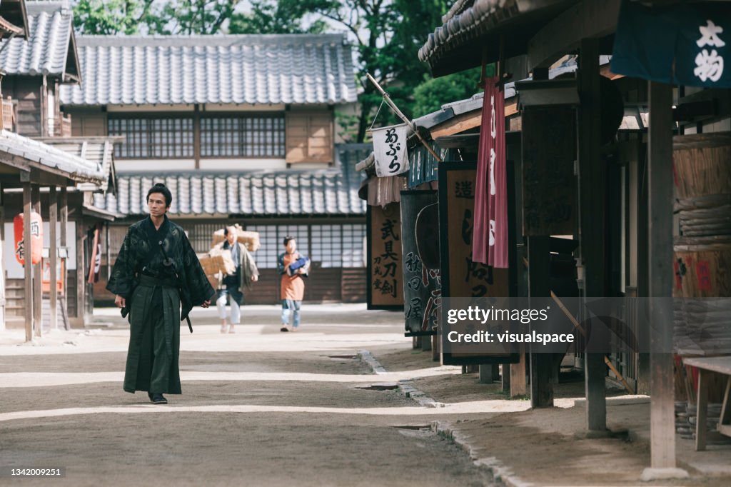 Samurai japonês tradicional