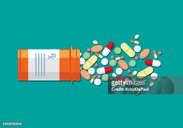 ilustraciones, imágenes clip art, dibujos animados e iconos de stock de píldoras - prozac