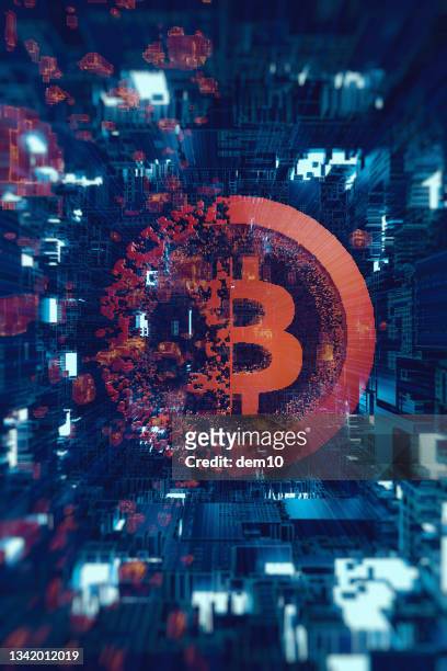 cryptocurrency mining - blockchain crypto stock pictures, royalty-free photos & images
