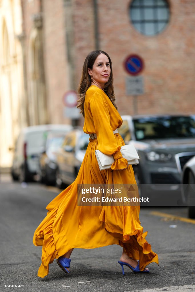 Street Style - Day 2 - Milan Fashion Week - Spring / Summer 2022