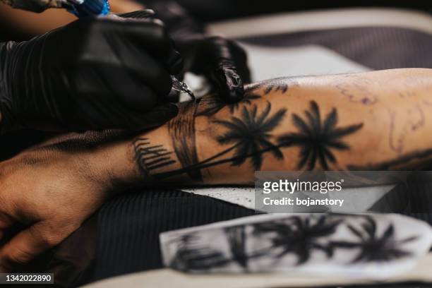626 Arm Tattoos For Black Men Photos and Premium High Res Pictures - Getty  Images