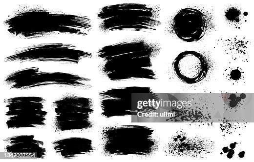 Black paint backgrounds and splatters Black paint backgrounds and splatters