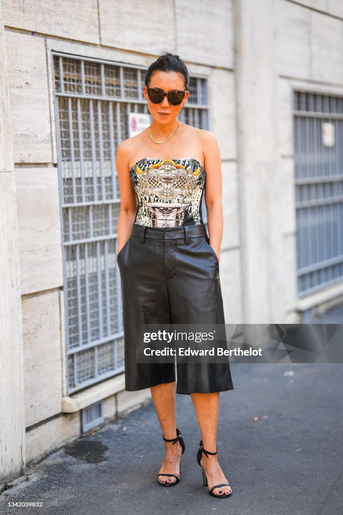 Street Style - Day 2 - Milan Fashion Week - Spring / Summer 2022