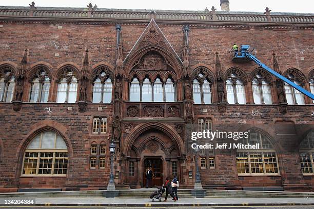General view of the Scottish National Portrait Gallery, following a £17.6million restoration project on November 28, 2011 in Edinburgh, Scotland. The...
