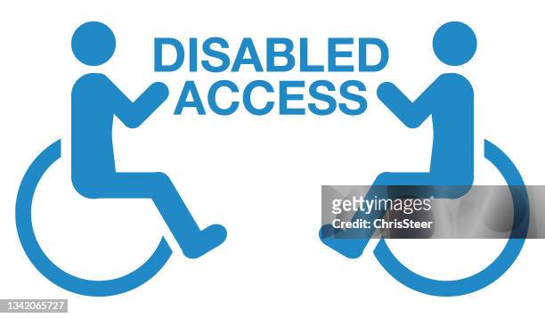 disabled access - equal opportunity employer stock illustrations