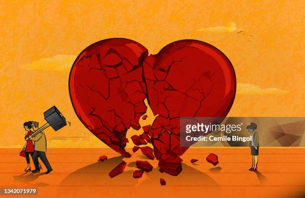 777 Broken Heart Animation Photos and Premium High Res Pictures - Getty  Images