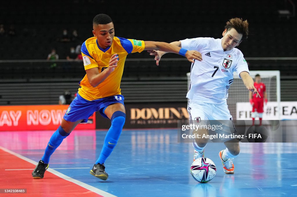 Brazil v Japan: Round of 16 - FIFA Futsal World Cup 2021