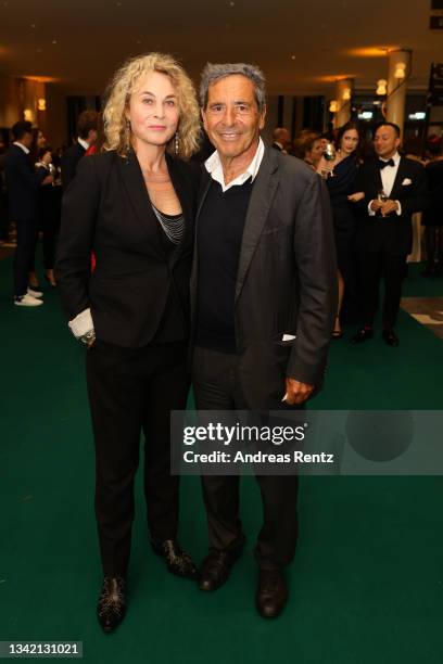 Roger Schawinski and his wife Gabriella Sontheim attend the Green Carpet Opening Night and premiere of "Und morgen seid ihr tot" during the 17th...