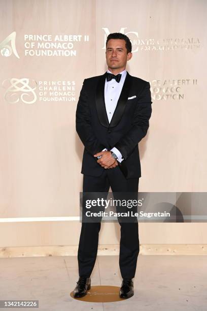 Orlando Bloom attends the 5th Monte-Carlo Gala For Planetary Health on September 23, 2021 in Monte-Carlo, Monaco.