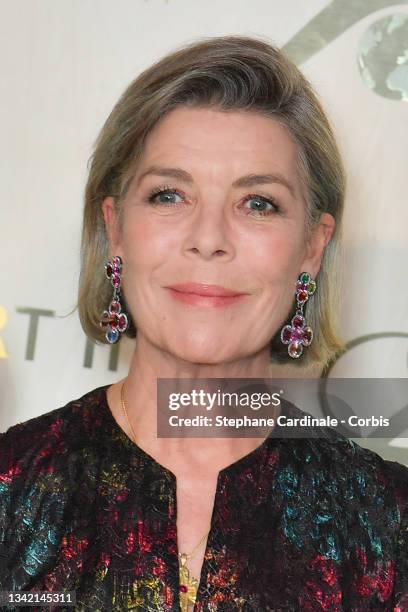 Princess Caroline of Hanover attends the photocall during the 5th Monte-Carlo Gala For Planetary Health on September 23, 2021 in Monte-Carlo, Monaco.