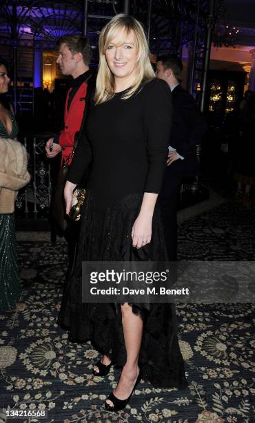 Designer Sarah Burton attends a drinks reception at the British Fashion Awards 2011 held at The Savoy Hotel on November 28, 2011 in London, England.