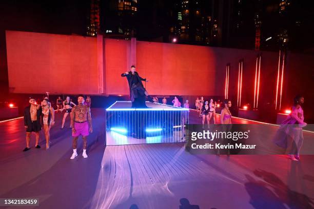 In this image released on September 23, Ricky Martin performs during Rihanna's Savage X Fenty Show Vol. 3 presented by Amazon Prime Video at The...