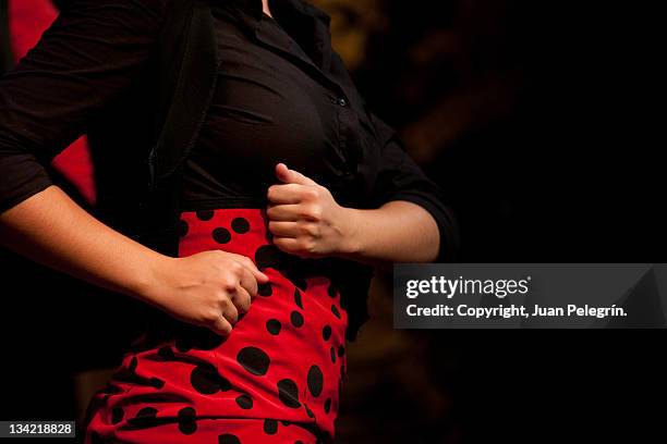 flamenca dancer - flamenco foto e immagini stock