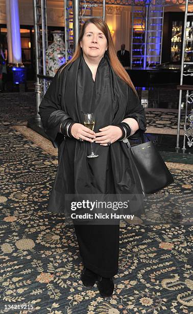 Professor Louise Wilson arrives at the British Fashion Awards 2011 at The Savoy Hotel on November 28, 2011 in London, England.