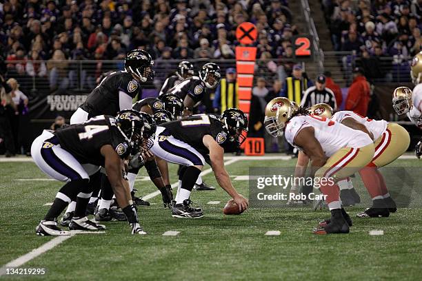 Ravens Roster. Offense Set Up 393 Baltimore Ravens Offensive Line Photos & High Res Pictures - Getty ...