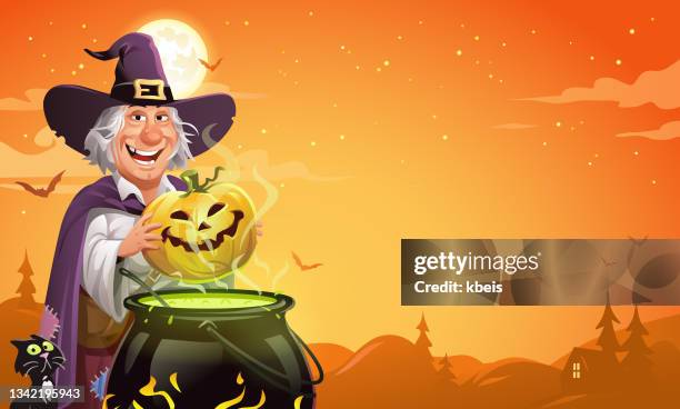 halloween kochen - cauldron stock-grafiken, -clipart, -cartoons und -symbole