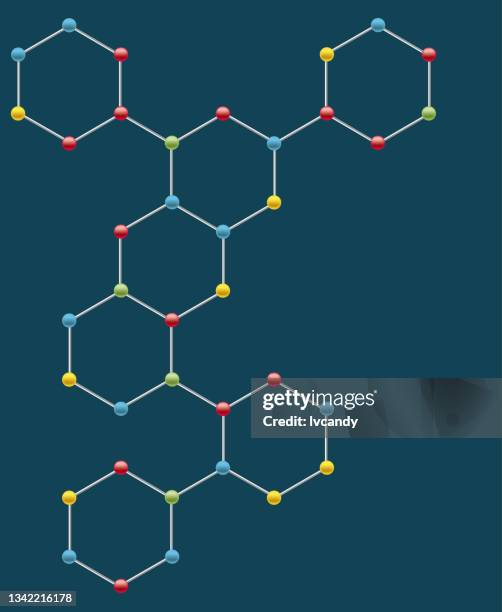 molecular model - molecular level stock illustrations