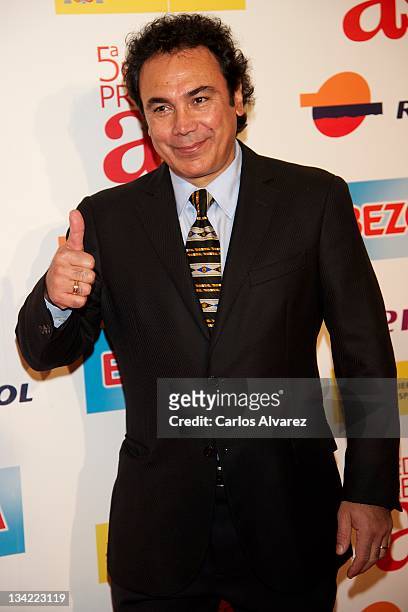Hugo Sanchez attends the AS Awards 2011 at the Palace Hotel on November 28, 2011 in Madrid, Spain.