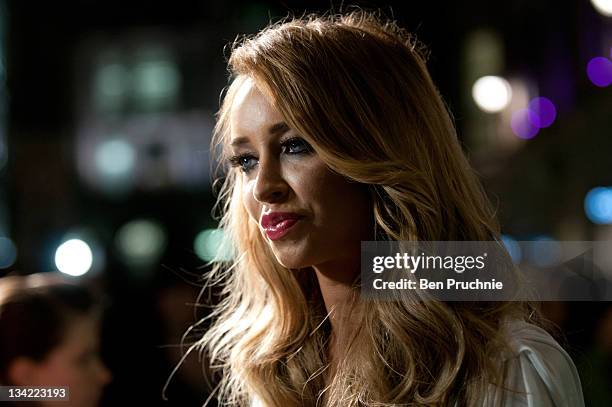 Lauren Pope attends the Macmillan Centenary Gala at London Palladium on November 28, 2011 in London, England.