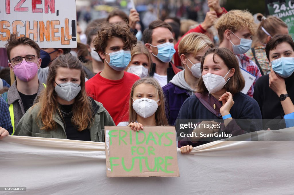 Fridays For Future Holds Berlin Climate Strike March