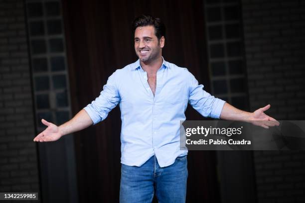Singer David Bustamante presents 'Ghost' theatre play at the EDP Gran Via theatre on September 24, 2021 in Madrid, Spain.
