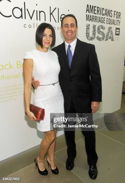 Jessica Seinfeld and Jerry Seinfeld attend the Americans for Marriage  News Photo - Getty Images