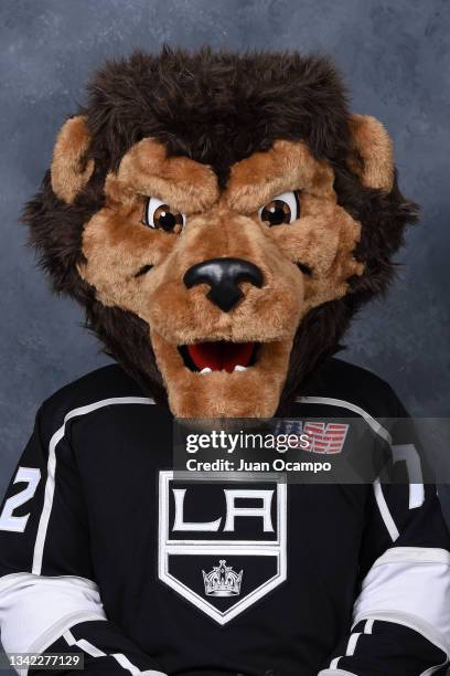 Los Angeles Kings"u2019 mascot Bailey poses for a headshot on September 22, 2021 at the Toyota Sports Performance Center in El Segundo, California.