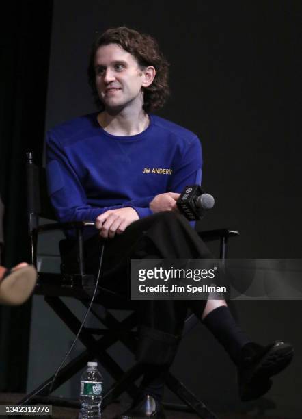 Actor Harry Melling attends the opening night screening press conference for Tragedy Of Macbeth during the 59th New York Film Festival at The Film...