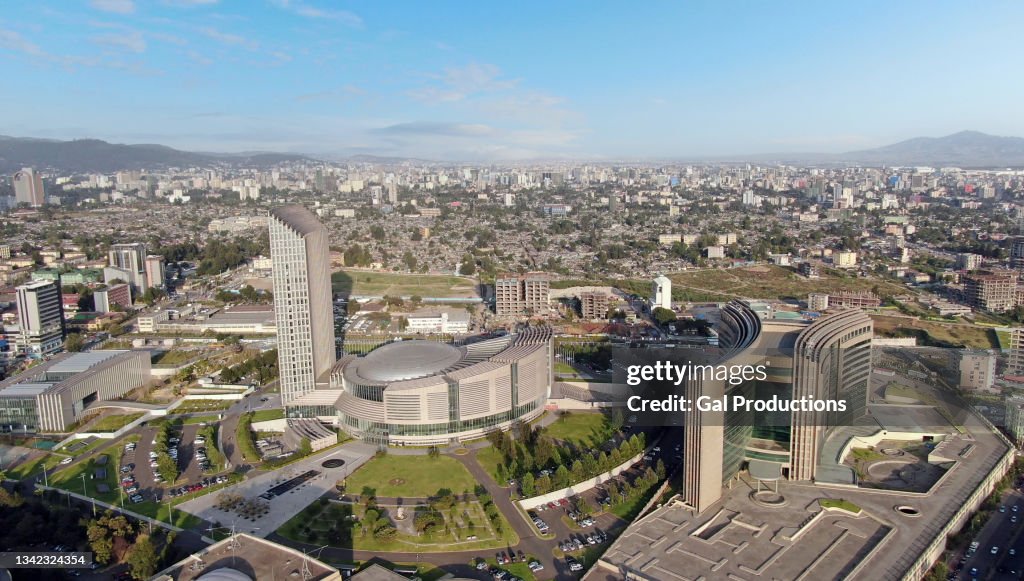 African Union Commission, Addis Ababa/Aerial view, Aerial, Addis, Ethiopia