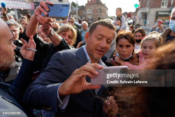 Dany Boon attends the premiere of "8 rue de l'Humanité" on September 24, 2021 in Vitry-en-Artois near Arras, France.