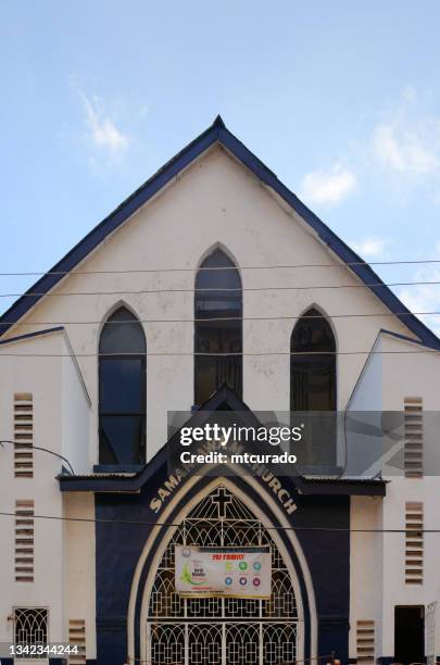 samaria methodist church, freetown, sierra leone - leone x stock pictures, royalty-free photos & images